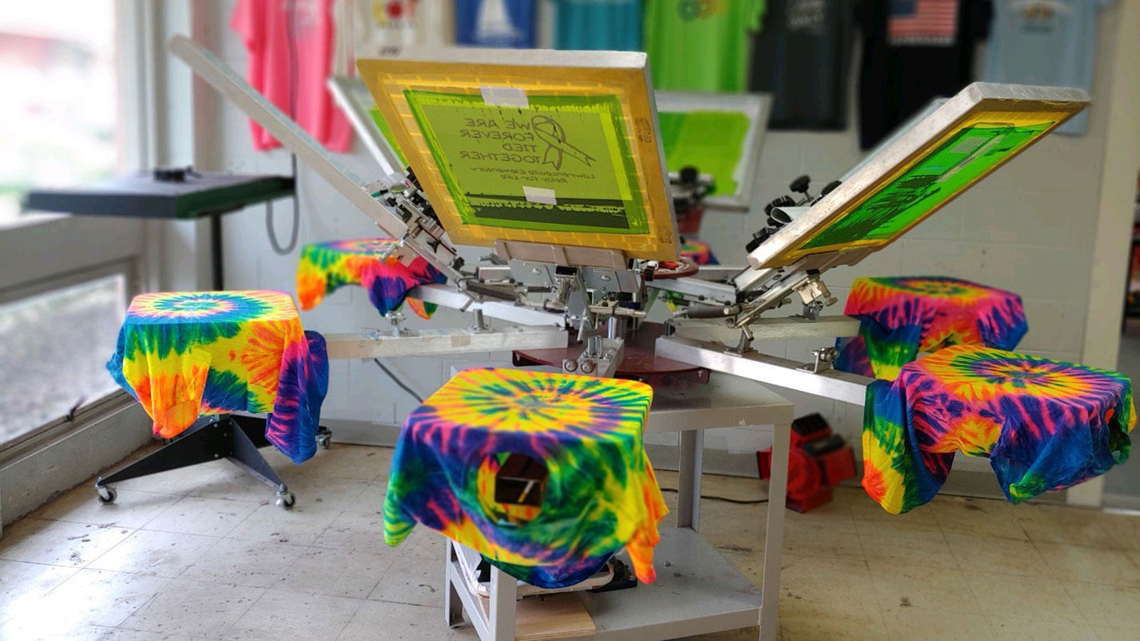 Textile screen printing machine + screen printing starter kit | t-shirt  printing